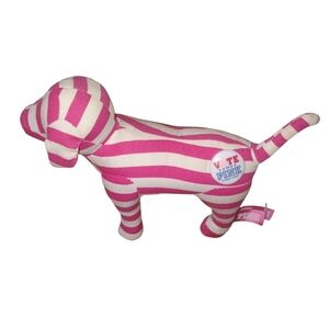PINK Victoria's Secret by Victoria's Secret Pink Striped Plush Dog